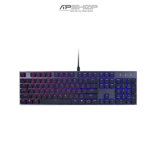 Bàn phím CoolerMaster SK650 RGB Low Profile Aluminum / Plastic