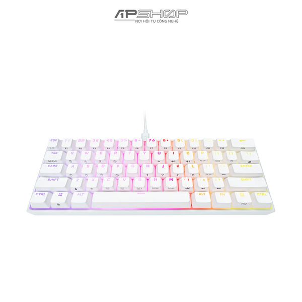 Bàn phím Corsair K65 RGB Mini White | Chính hãng