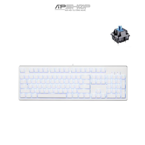 Bàn phím E-DRA EK3104 Ice White Huano Switch | Chính Hãng