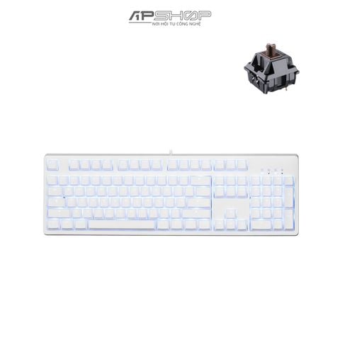 Bàn phím E-DRA EK3104 Ice White Huano Switch