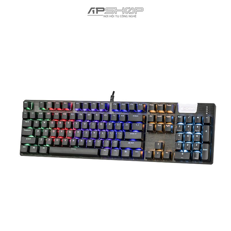 Bàn phím E-Dra EK312 Rainbow LED | Chính hãng