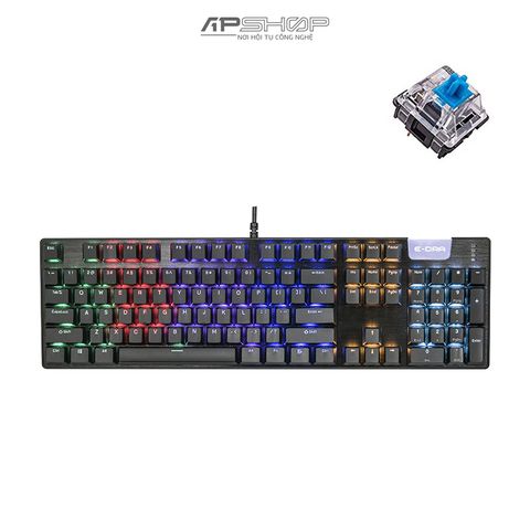 Bàn phím E-Dra EK312 Rainbow LED | Chính hãng