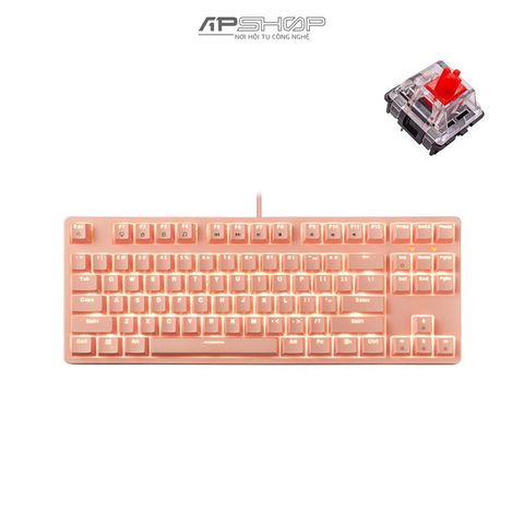Bàn phím E-Dra EK387L Pink Huano Switch | Chính hãng