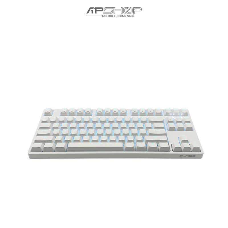 Bàn phím E-Dra EK387L White Huano Switch | Chính hãng