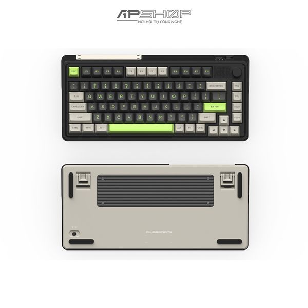 Bàn phím FL Esport CMK75SAM Desert Grey RGB Hotswap | 3 Mod | Chính hãng