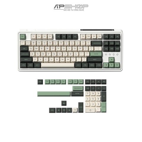 Bàn phím FL Esport CMK87 SAM Tropical Forest Bluetooth + Wireless | Chính hãng