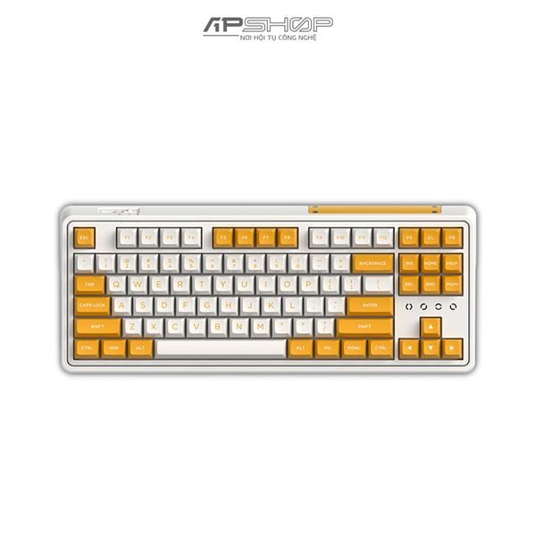 Bàn phím FL Esport CMK87 SAM Yellow & White RGB 3 Mod