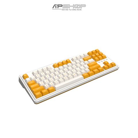 Bàn phím FL Esport CMK87 SAM Yellow & White Bluetooth + Wireless