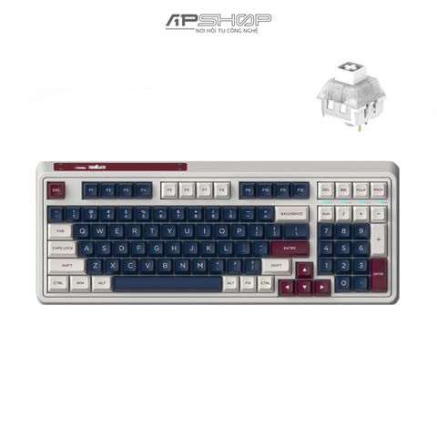 Bàn phím FL Esport CMK98 SAM Metal Heart Bluetooth + Wireless | Chính hãng