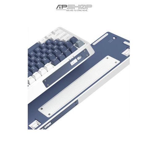 Bàn phím FL Esport CMK99 SAM Ice Blue Bluetooth + Wireless | Chính hãng
