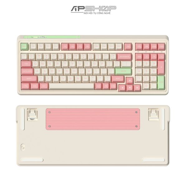 Bàn phím FL Esport CMK99SAM Strawberry Sundae RGB Hotswap 3 Mod | Chính hãng