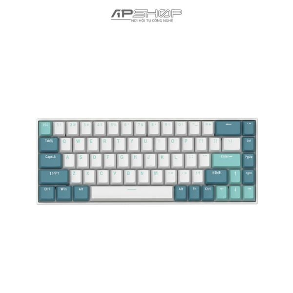 Bàn phím FL Esport F12 RGB Cool Mint Hotswap 3 Mod | Chính hãng