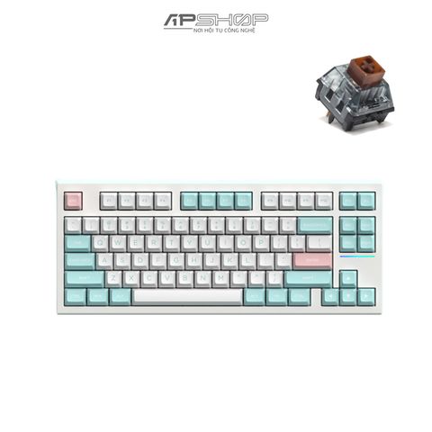 Bàn phím FL Esport FL750 SAM Mashmallow Bluetooth + Wireless | Chính hãng