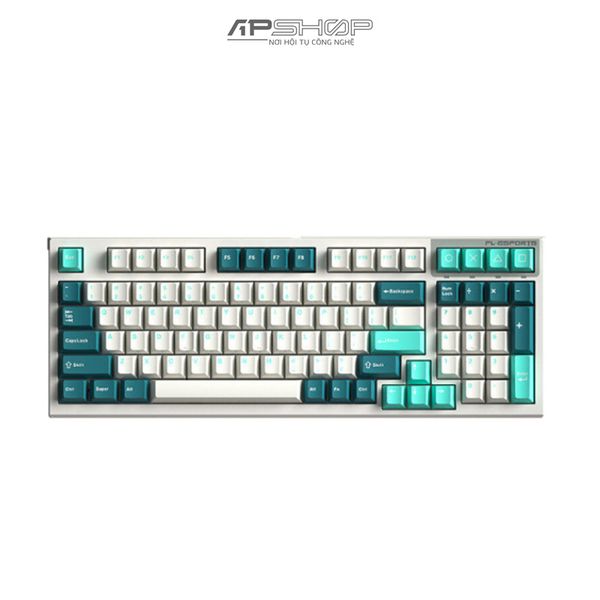 Bàn phím FL Esport FL980CPM Cool Mint 3 Mod | Chính hãng