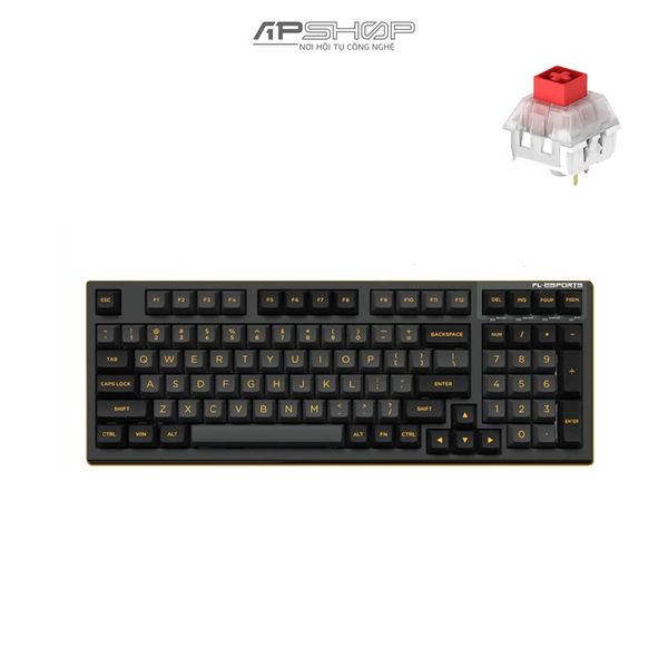 Bàn phím FL Esport FL980SAM Polar Night FSA Keycap 3 Mod | Chính hãng