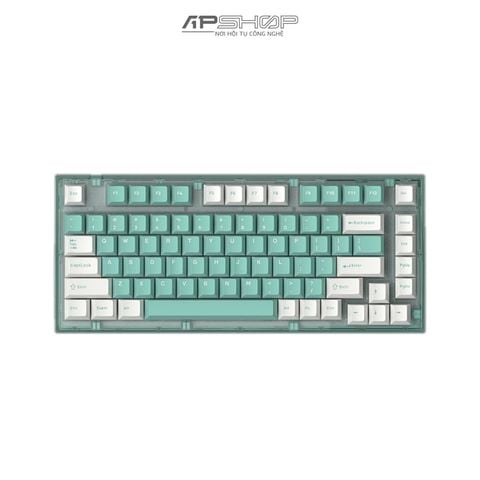 Bàn phím FL Esport Q75 Azure Green 3 Mode Bluetooth + Wireless Gasket Mount RGB | Chính hãng