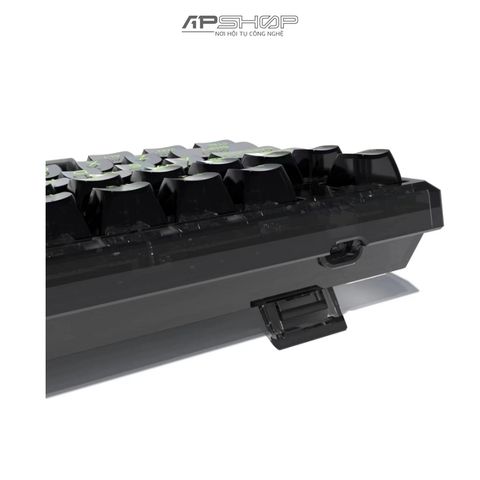 Bàn phím FL Esport Q75 Transparent Black Dark Ice 3 Mode Bluetooth + Wireless | Chính hãng