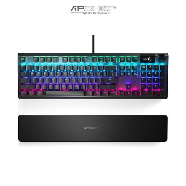 Bàn phím gaming có dây Apex 5 kèm kê tay SteelSeries | Chính hãng