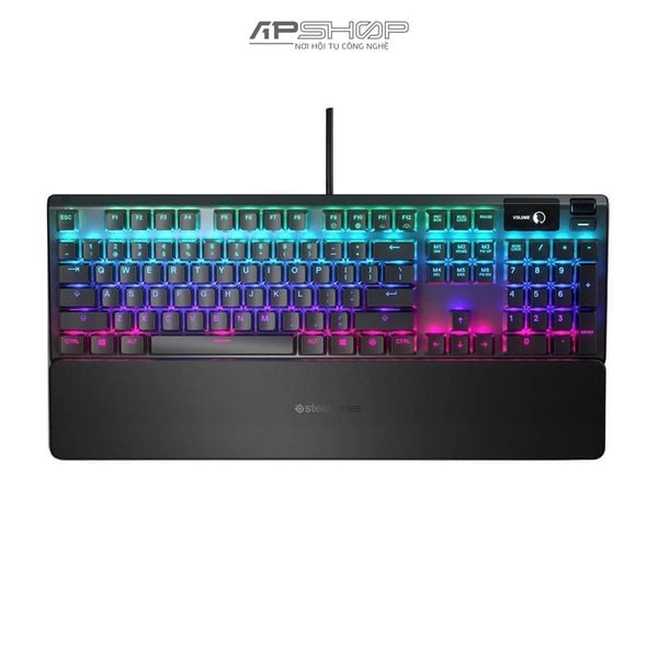 Bàn phím gaming có dây Apex 5 kèm kê tay SteelSeries | Chính hãng