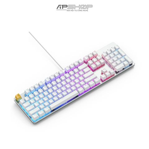 Bàn phím Glorious GMMK RGB Fullsize White Hotswap | Chính hãng