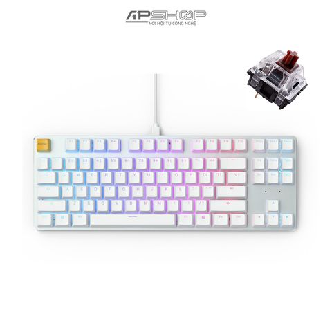 Bàn phím Glorious GMMK RGB TKL White Hotswap | Chính hãng