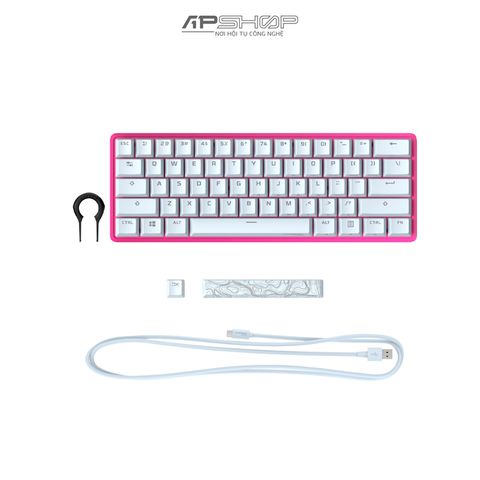Bàn phím HyperX Alloy Origins 60 RGB Pink White-apshop