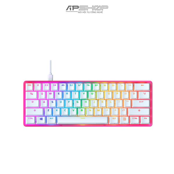 Bàn phím HyperX Alloy Origins 60 RGB Pink White | Chính hãng