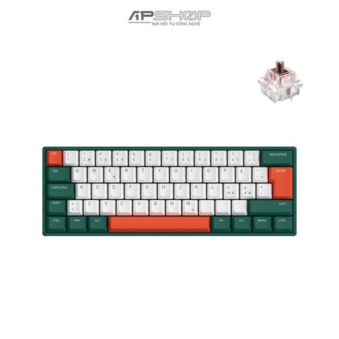 Bàn phím IQUNIX F60 Jungle Mystery Aluminum Case RGB | Chính hãng