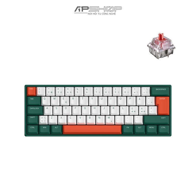 Bàn phím IQUNIX F60 Jungle Mystery Aluminum Case RGB | Chính hãng