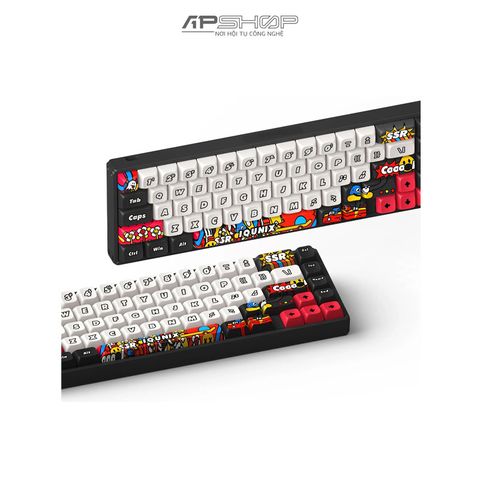 Bàn phím IQUNIX F65 Graffiti Diary RGB/ Layout 65%/ 3 Mod | Chính hãng