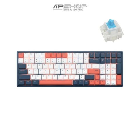 Bàn phím IQUNIX F96 Coral Sea RGB Aluminum Case Bluetooth 4.0 | Chính hãng