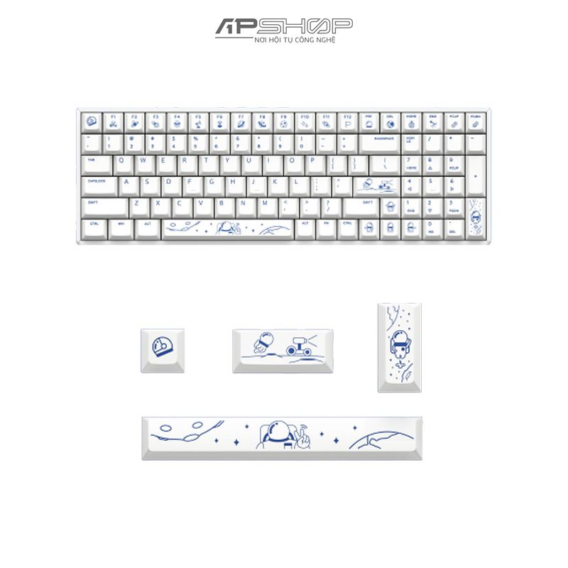 Bàn phím IQUNIX F97 Cosmic Traveller Aluminum Case Bluetooth / Wireless Hotswap | Chính hãng