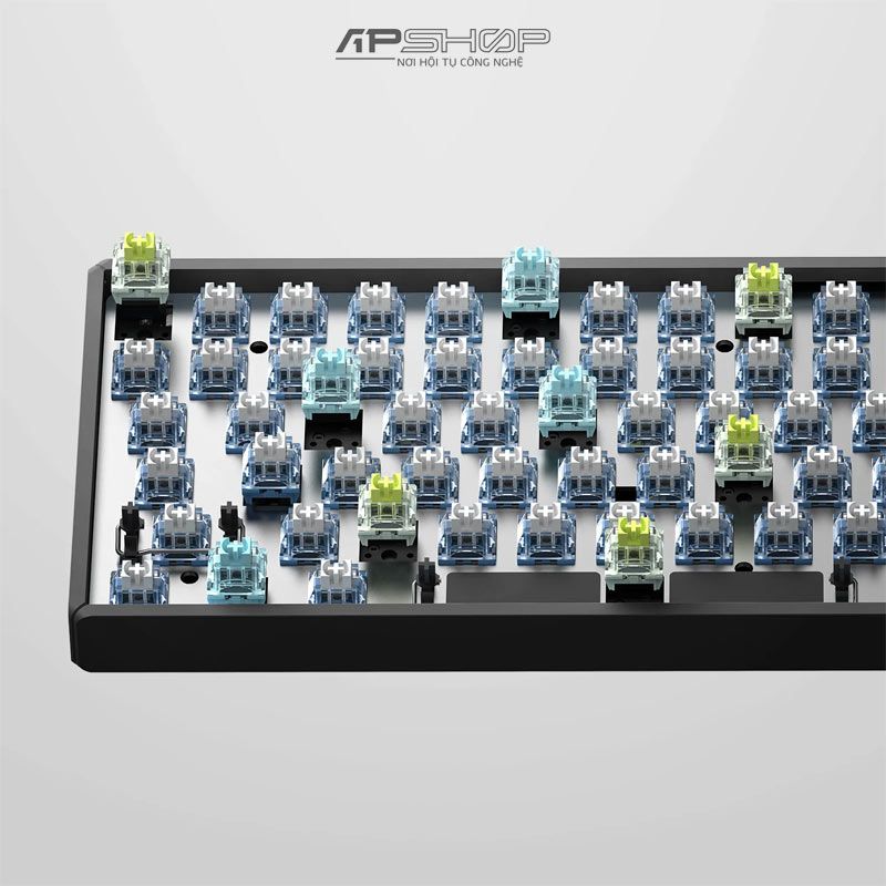 Bàn phím IQUNIX F97 Dark Side Aluminum Case Bluetooth / Wireless Hotswap RGB | Chính hãng