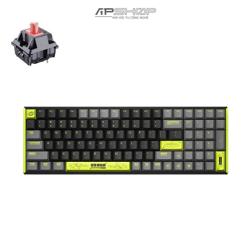 Bàn phím IQUNIX F97 Typinglab Aluminum Case Bluetooth / Wireless Hotswap | Chính hãng