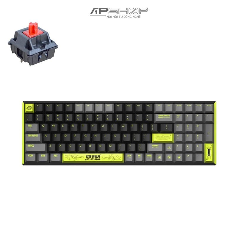 Bàn phím IQUNIX F97 Typinglab Aluminum Case Bluetooth / Wireless Hotswap | Chính hãng