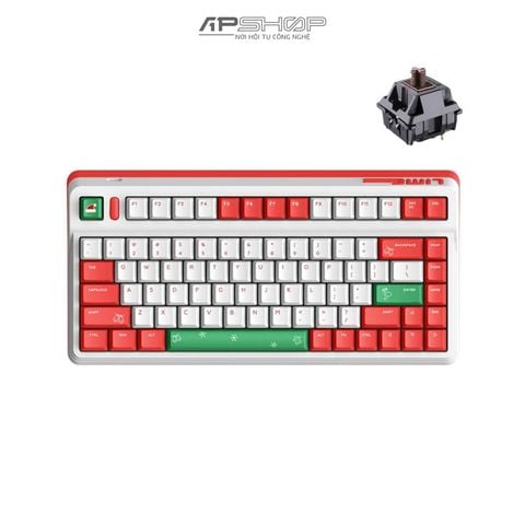 Bàn phím IQUNIX L80 Chrismas Bluetooth 5.0 + Wireless 2.4Ghz RGB | Chính hãng