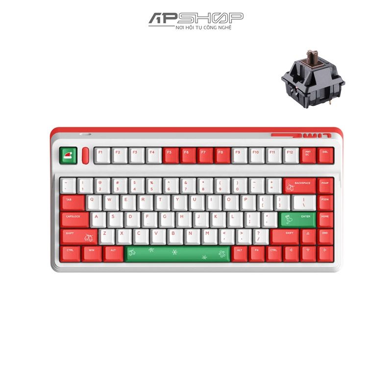 Bàn phím IQUNIX L80 Chrismas Bluetooth 5.0 + Wireless 2.4Ghz RGB | Chính hãng