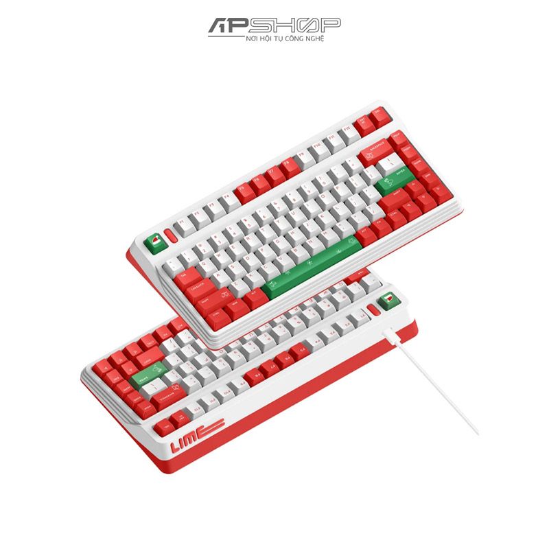 Bàn phím IQUNIX L80 Chrismas Bluetooth 5.0 + Wireless 2.4Ghz RGB | Chính hãng