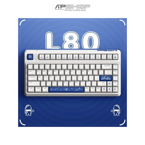 Bàn phím IQUNIX L80 Cosmic Traveller RGB 3 Mod HotSwap | Chính hãng