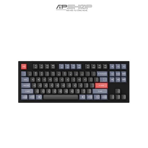 Bàn phím Keychron Q3 Carbon Black B Không Knob Full Assembled | Chính hãng
