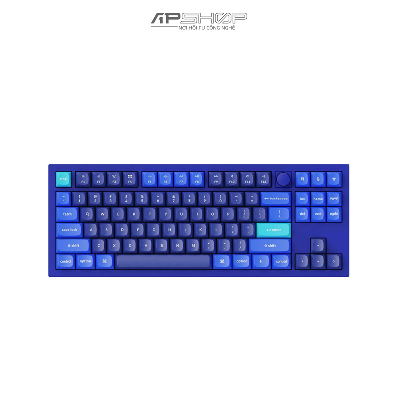 Bàn phím Keychron Q3 Navy Blue B Có Knob Full Assembled | Chính hãng