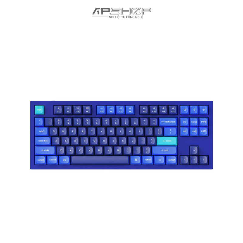 Bàn phím Keychron Q3 Navy Blue B Không Knob Full Assembled | Chính hãng
