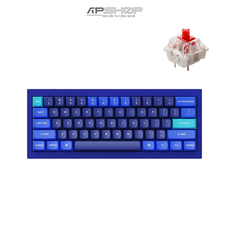 Bàn phím Keychron Q4 Navy Blue A Full Assembled | Chính hãng