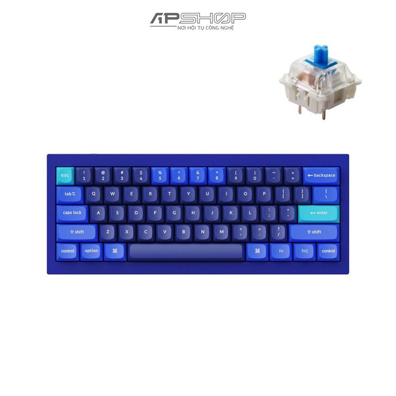 Bàn phím Keychron Q4 Navy Blue A Full Assembled | Chính hãng