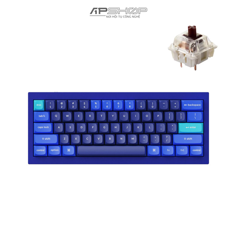 Bàn phím Keychron Q4 Navy Blue A Full Assembled | Chính hãng