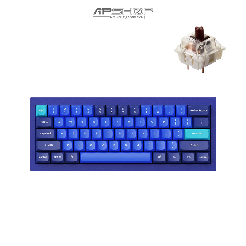 Bàn phím Keychron Q4 Navy Blue B Full Assembled | Chính hãng