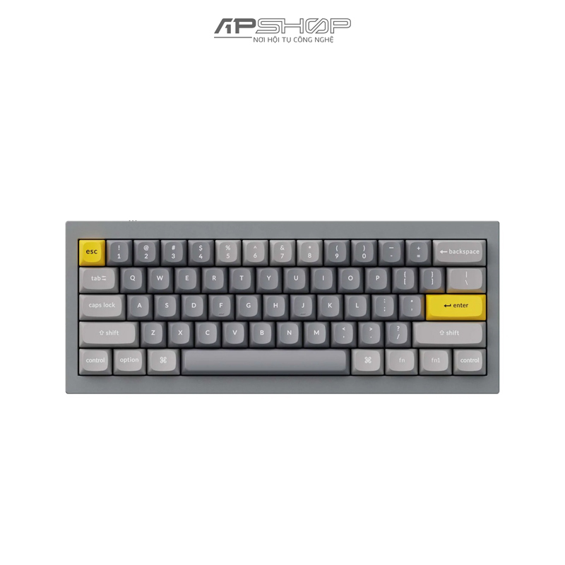 Bàn phím Keychron Q4 Silver Grey A Full Assembled | Chính hãng
