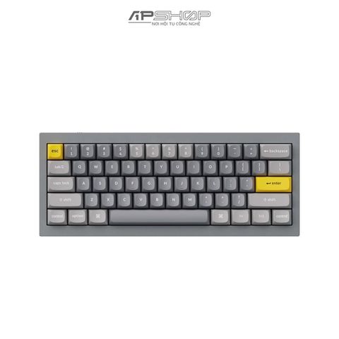 Bàn phím Keychron Q4 Silver Grey A Full Assembled | Chính hãng