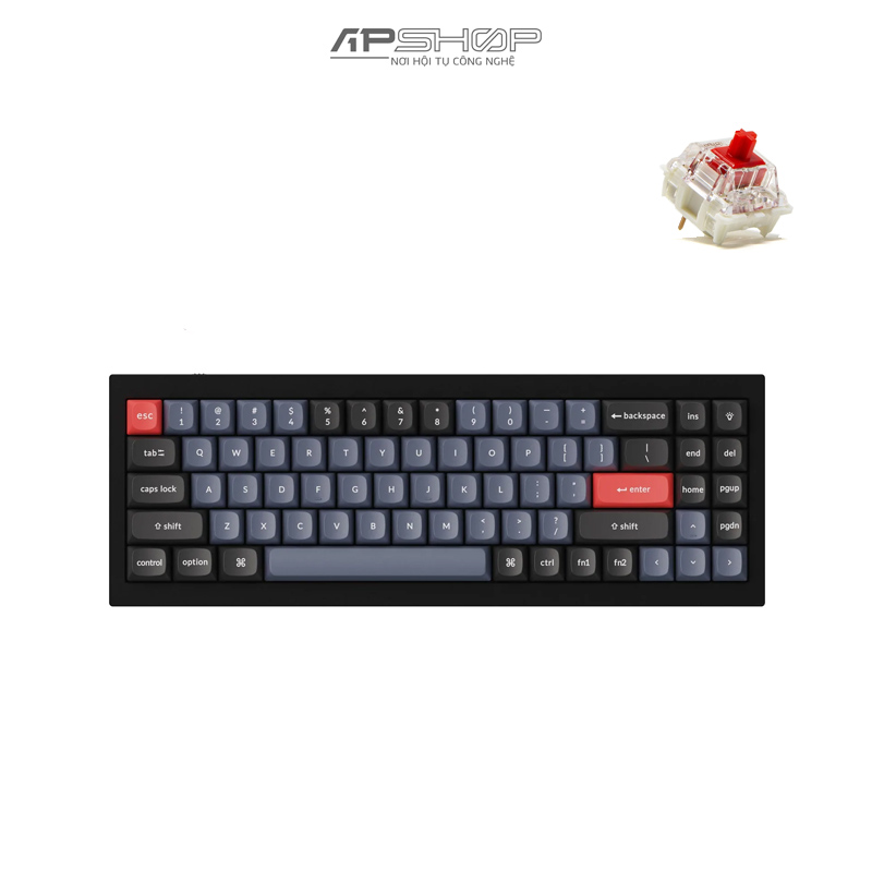 Bàn phím Keychron Q7 Carbon Black A Full Assembled | Chính hãng