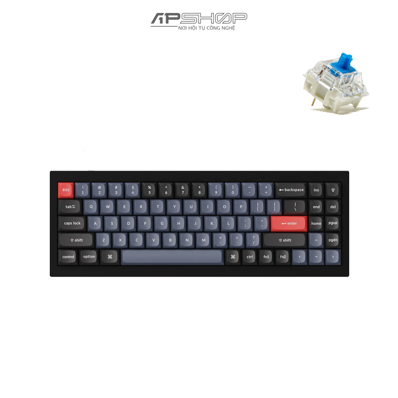 Bàn phím Keychron Q7 Carbon Black A Full Assembled | Chính hãng